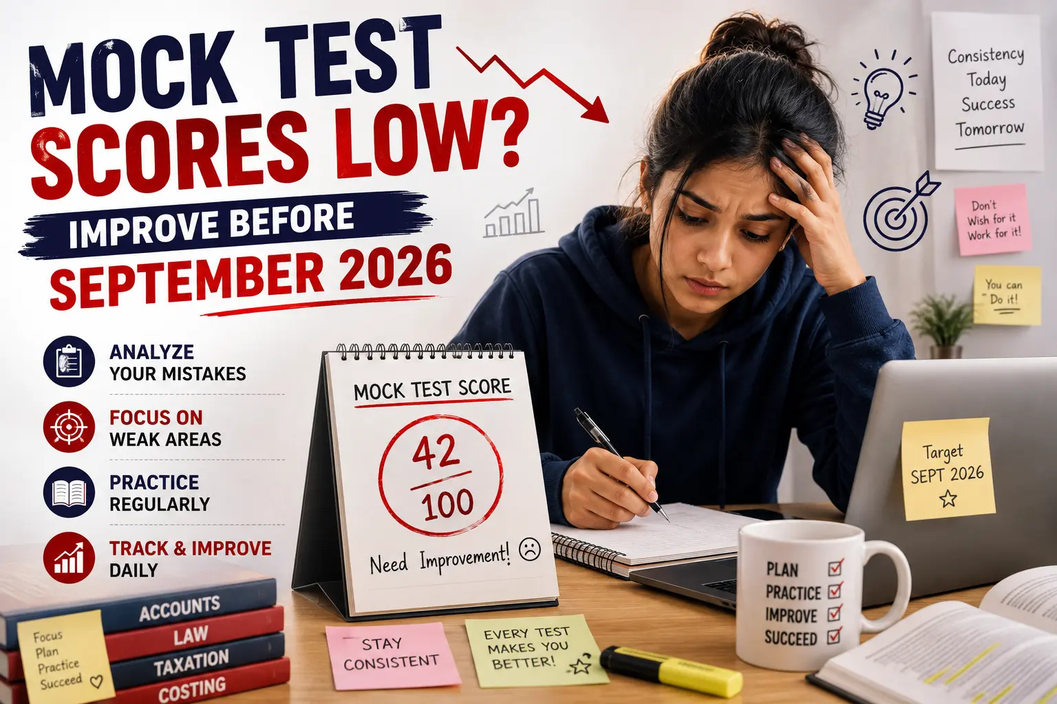 Mock Test Scores Low? Improve Before September 2026