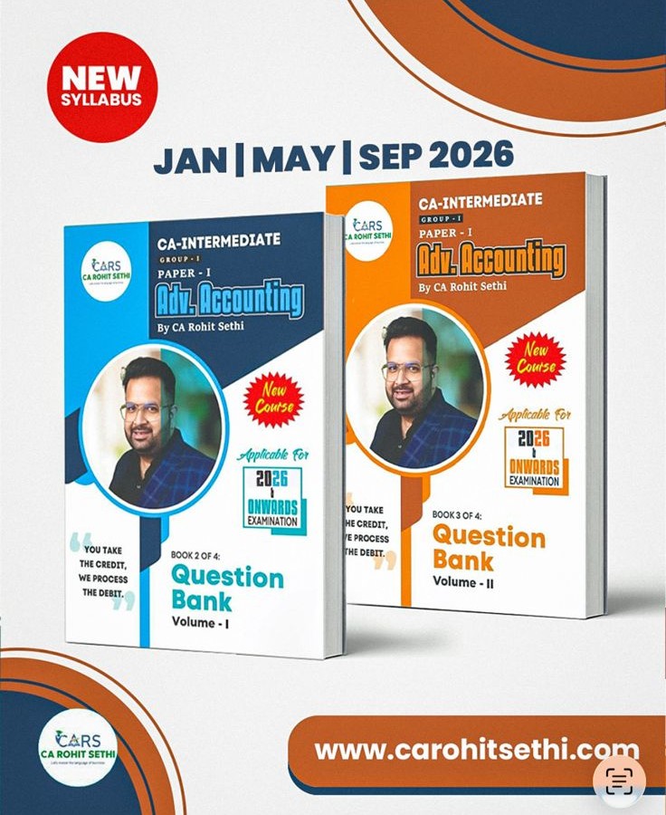CA Intermediate Advanced Accounting Question Bank (2 Volumes) book cover